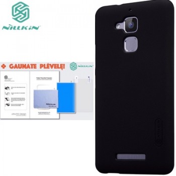 Frosted shield juodas dėklas Nillkin (Zenfone 3 max zc520tl)